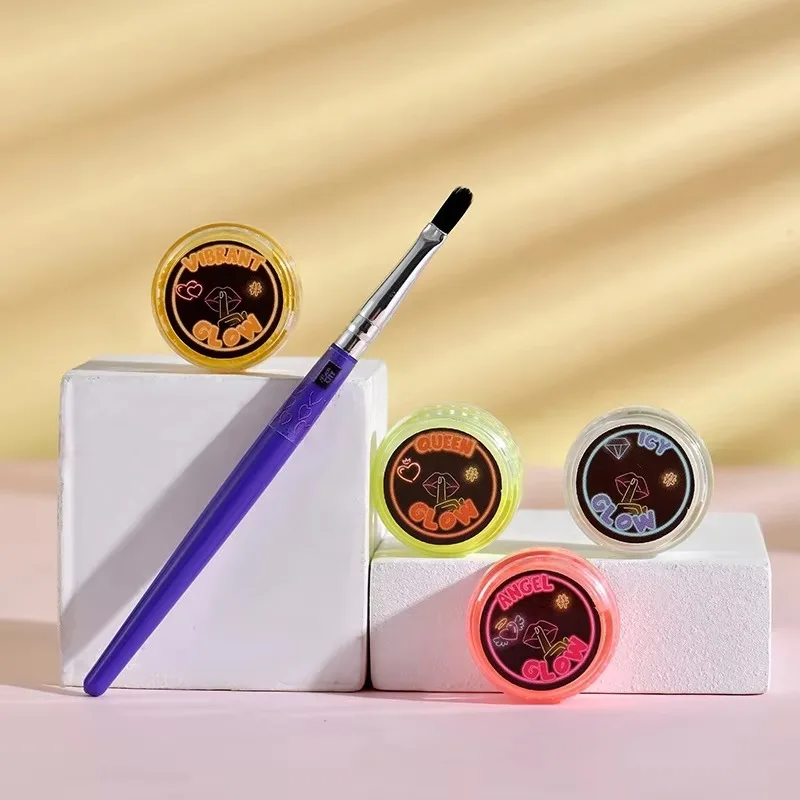 Hot Sales Kids Arts Glitter Children DIY Body Face Color Painted Make Up Kit DIY Glitter Tattoo Craft Kits