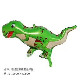 Dinosaur balloon Tyrannosaurus Rex balloon theme birthday party decorated with cute dragon layout air helium regular  balloons