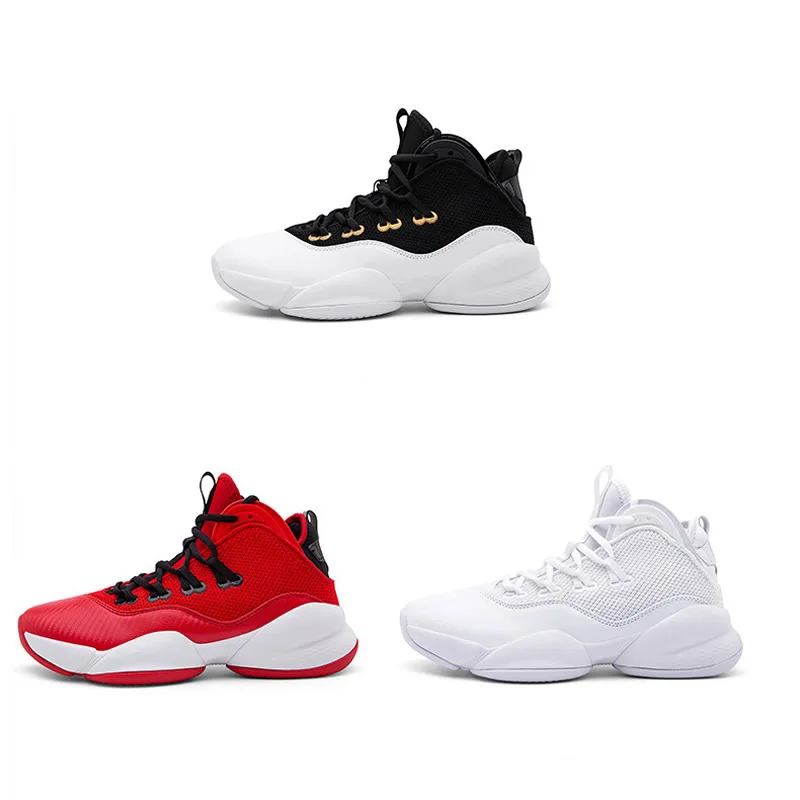 Custom wholesale fashion basketball shoes oem shoes high top professional training basketball shoes for men