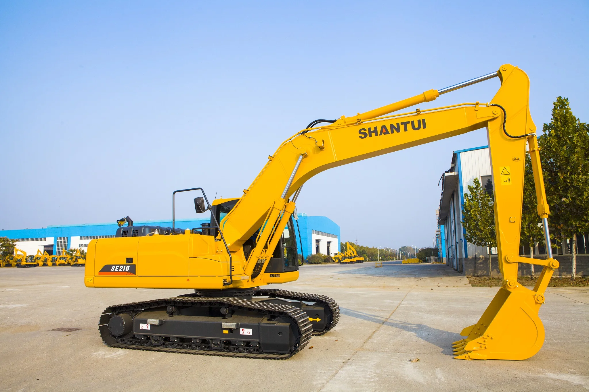 China SE215 22 Ton Shantui New Excavators High Efficiency  Crawler Excavator with Factory Price for Sale