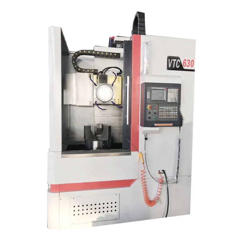 high quality vertical cnc lathe  VTC630 turning and milling vertical lathe