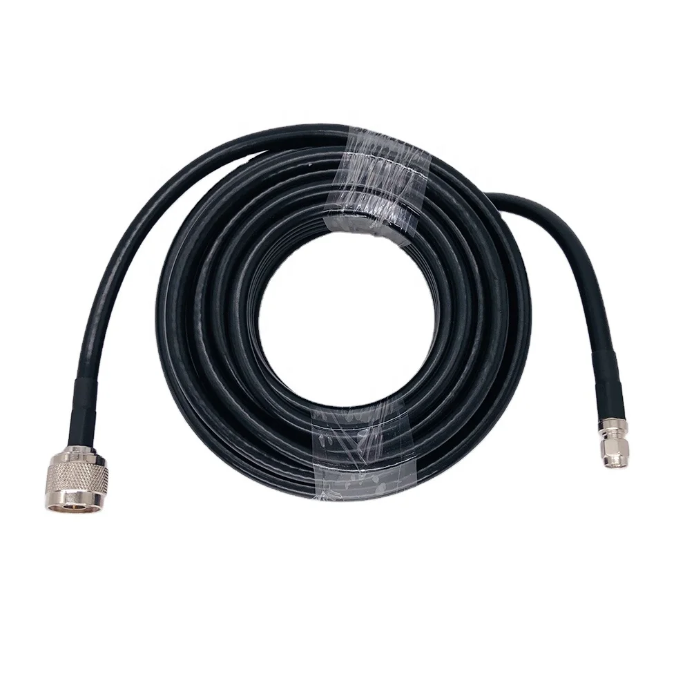 High Quality Low Loss 5D-FB Coaxial Cable 50 Ohm Antenna Extension Cable RF Antenna Cable N male to SMA male 10 M