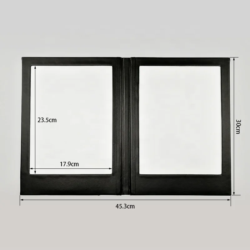 restaurant bar nightclub light up leather menu cover illuminated led backlit menu book