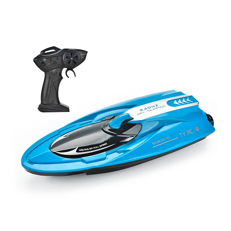 Cool 2.4G water remote controlled electric racing boat toy  for children