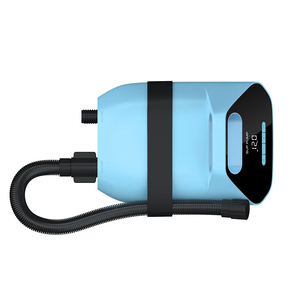 New Style High Pressure 20psi Electric SUP Pump Double Action Smart Air Pump Ball Accessory ABS Paddle Board Fitness Exercise