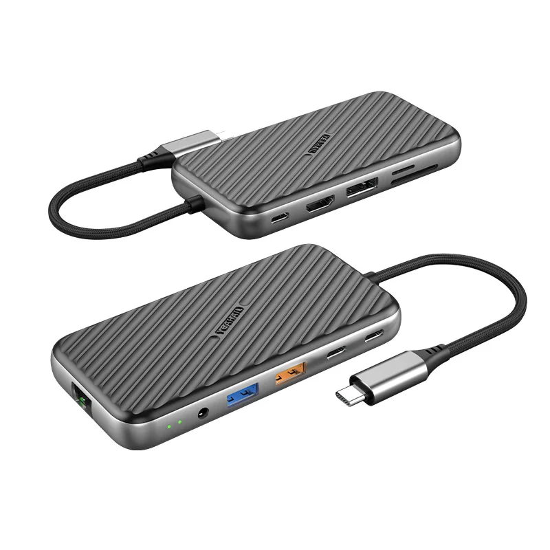 Yeahail Usb4.0 C Laptop Docking Station Adapt 3.0 New Usb Hub 4.0