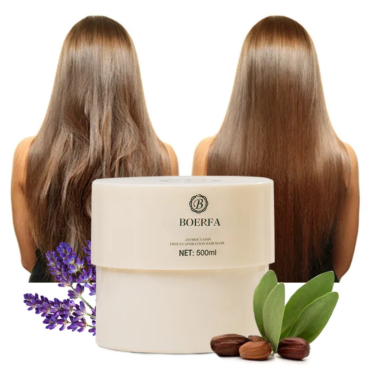 Hair Mask Private Label Garlic & Honey Deep Conditioning Treatment Cream for Frizzy Hair