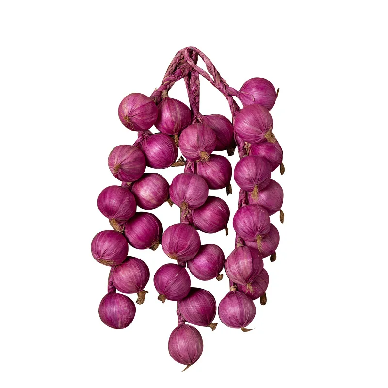 CXQD simulation fruit and vegetable string farmhouse corn red pepper garlic peanut onion restaurant decoration p