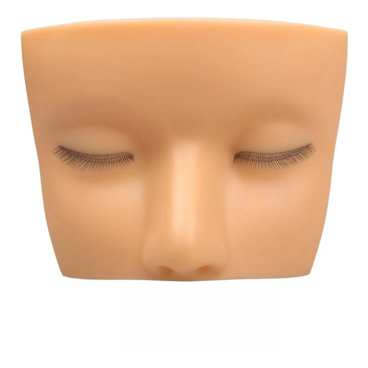 Высококачественная силиконовая голова-манекен для наращивания ресниц