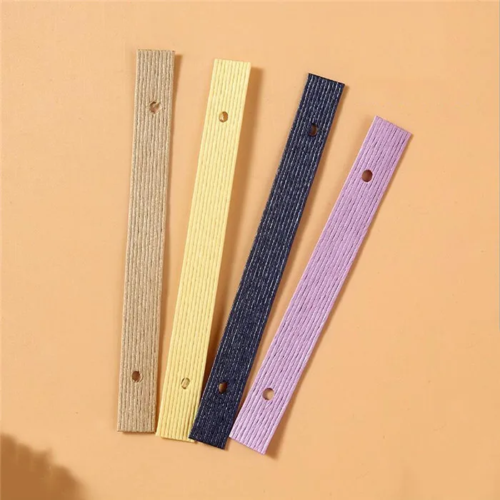 Factory Wholesale 100% Flat Craft Paper Rope Handle For Bags With Hole