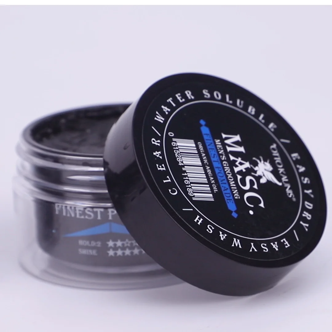 Customized Private Label Edge Control Strong Hold Hair Styling Wax Hair Pomade 80G