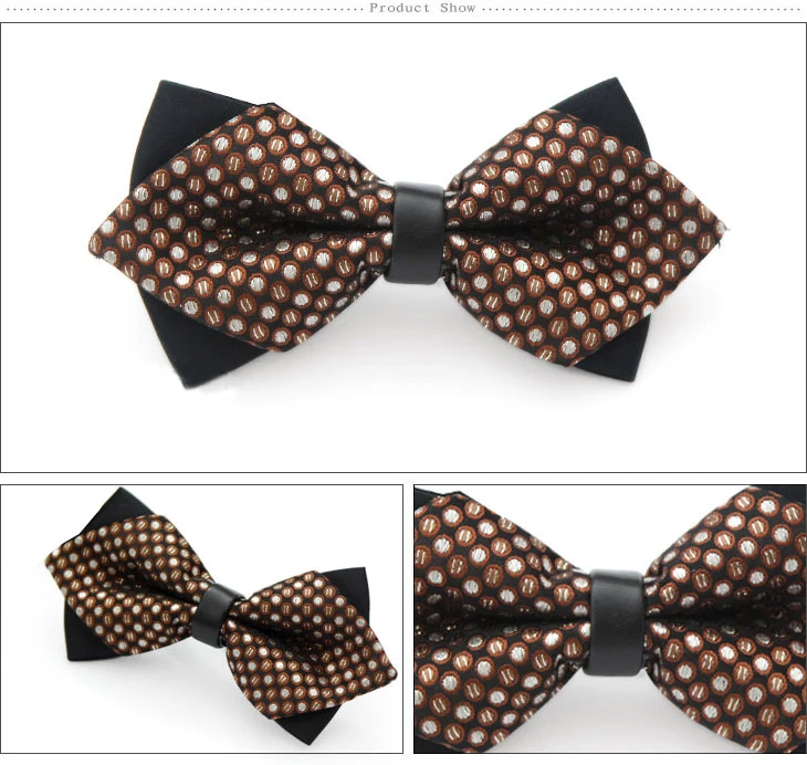Мужской галстук-бабочка брендовый классический в горошек для мужчин отдыха деловые