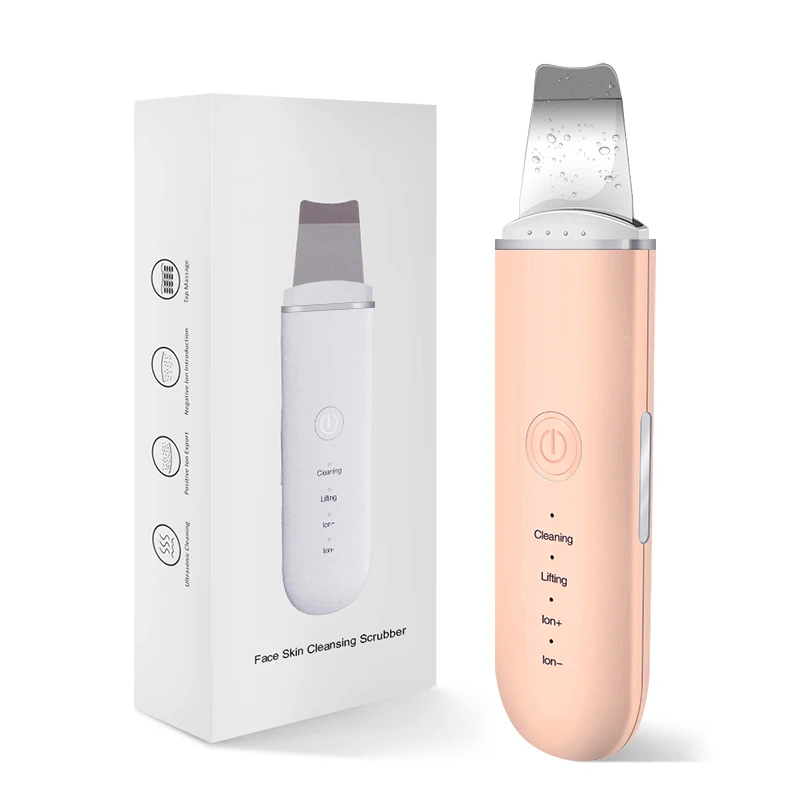Beauty exfoliator device Deep facial cleaner electric ems peeling lifting  ultra sonic sonic skin scrubber