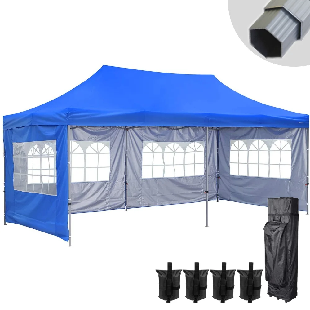 
Commercial trade Show Tent 10x20 Pop Up Canopy Tent Instant Shelter Canopies with side wall heavy duty canopy tent 