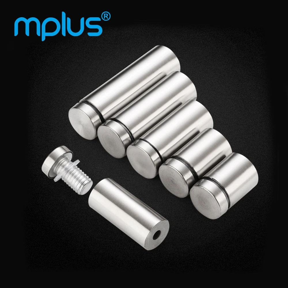 Stainless Steel Glass Standoff Pins Fixed Socket Cap Screws Decorative Glass Mirror Advertising Board Screw