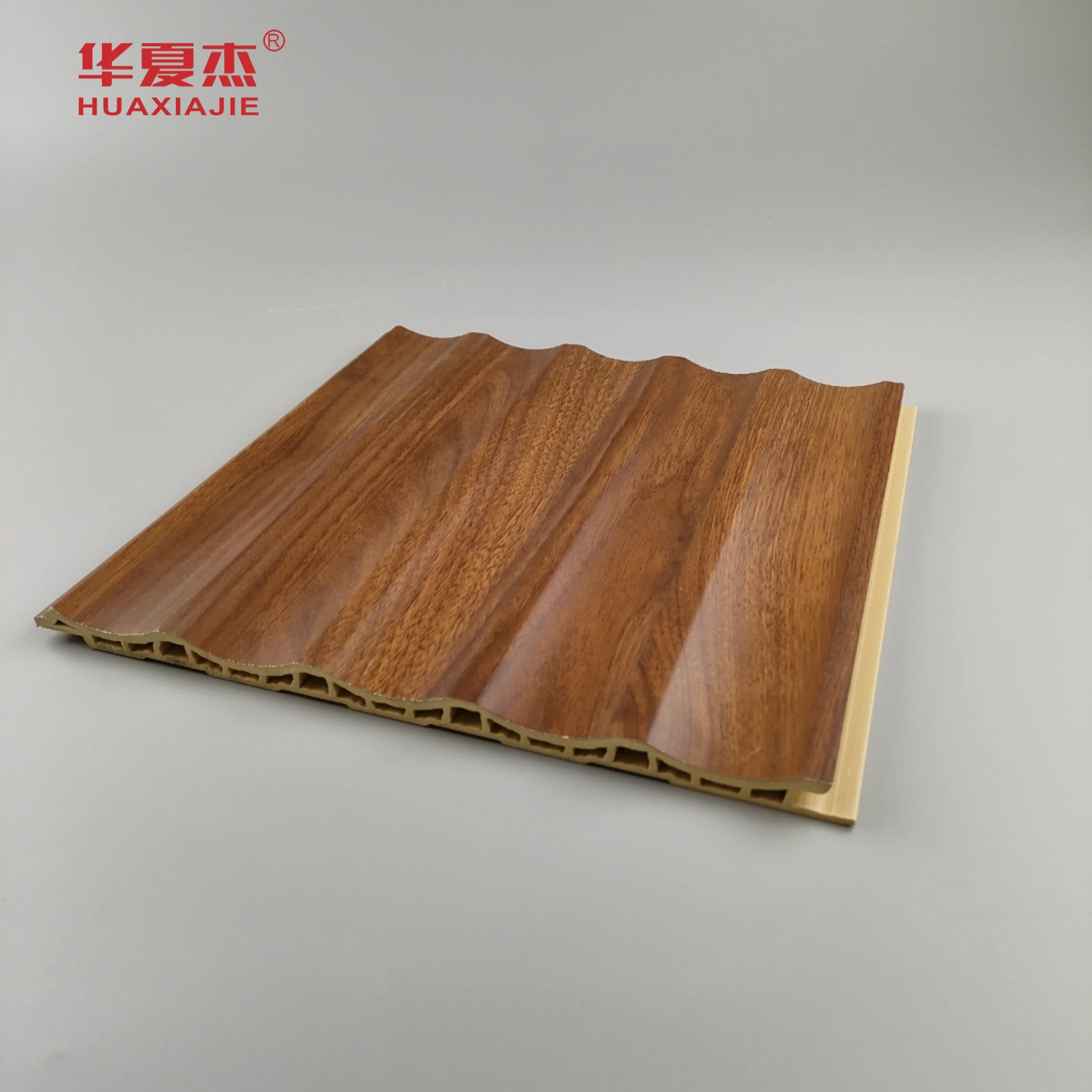 New design wpc U-shaped wall panel pvc laminated wpc 3d panel wpc wall panel indoor