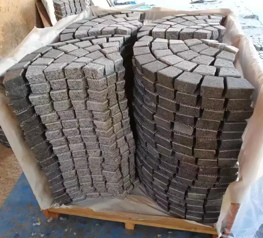 Popular Fan Shape Paving Stone Driveway Customized High Quality Best Price Granite Pavers