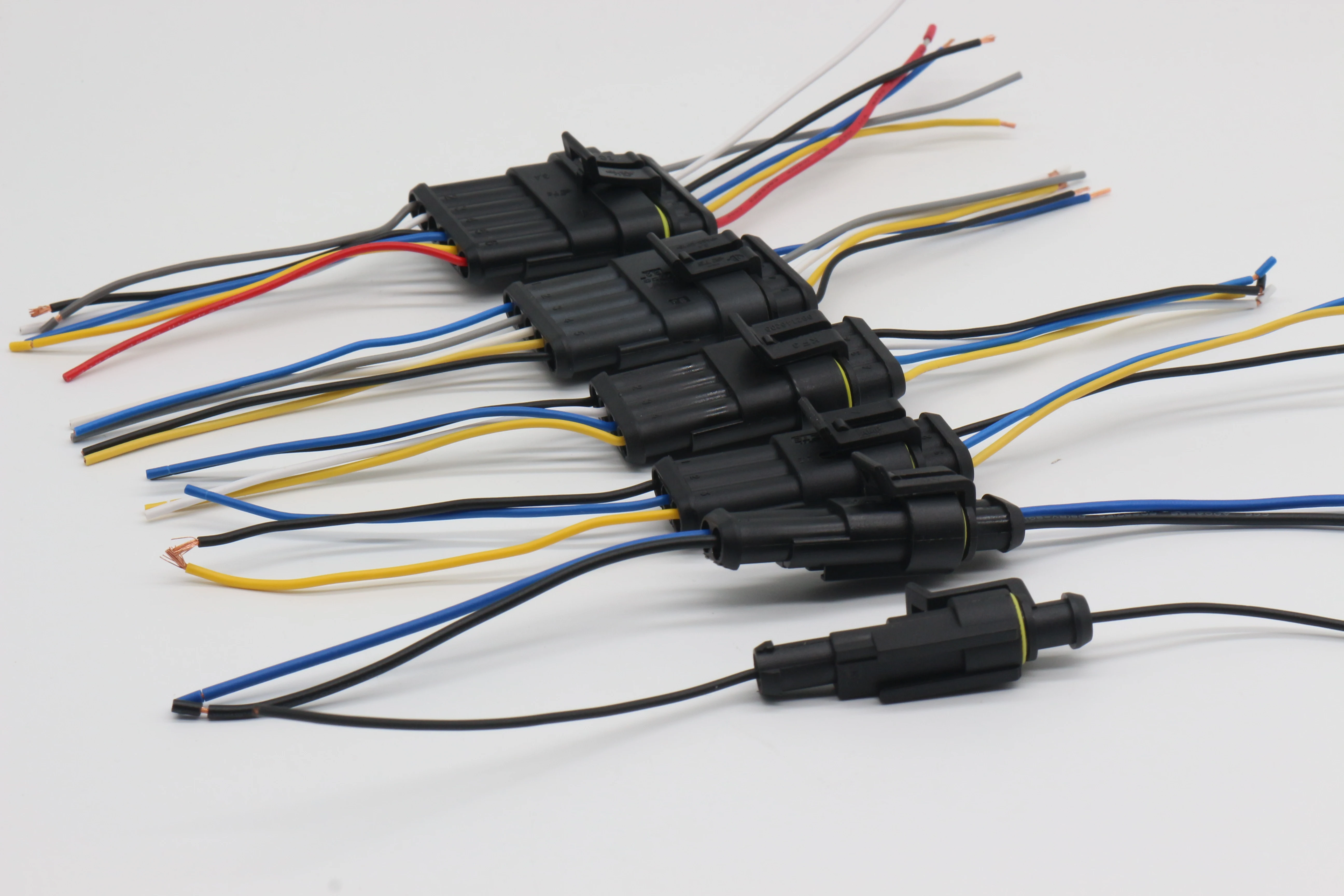 4 Pin AMP Superseal разъем жгута проводов косичка для автомобильной