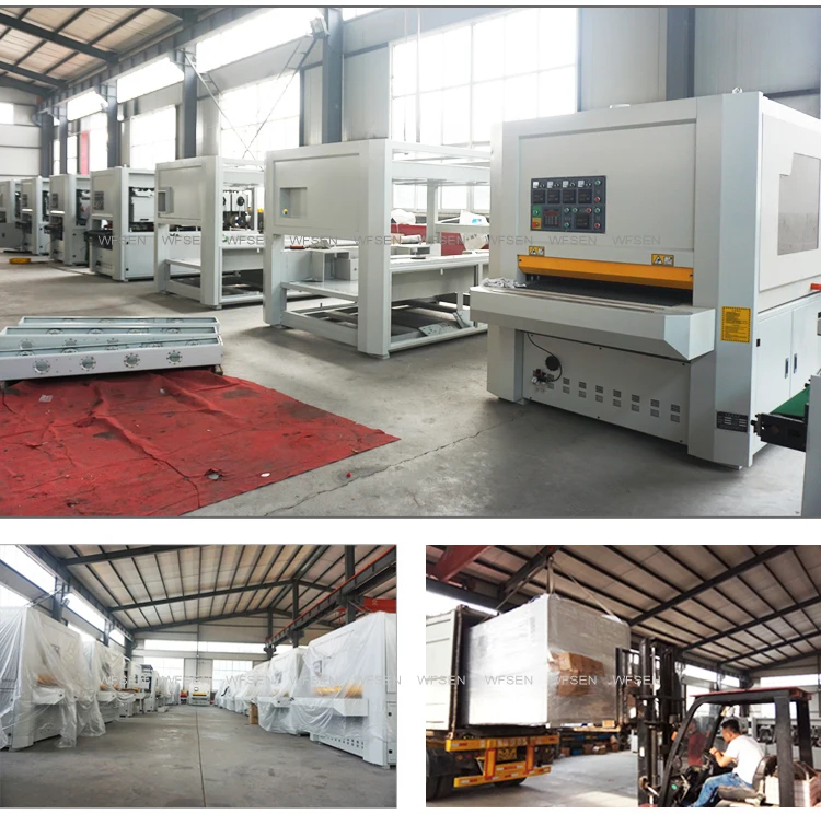 Automatic cabinet door brush drum polishing sanding sander machine for furniture