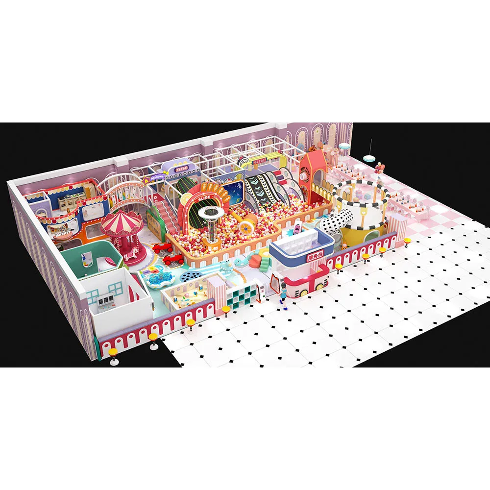 Indoor Soft Play Playground for Kids Modular Interactive Games Baby Playground Flooring Toys
