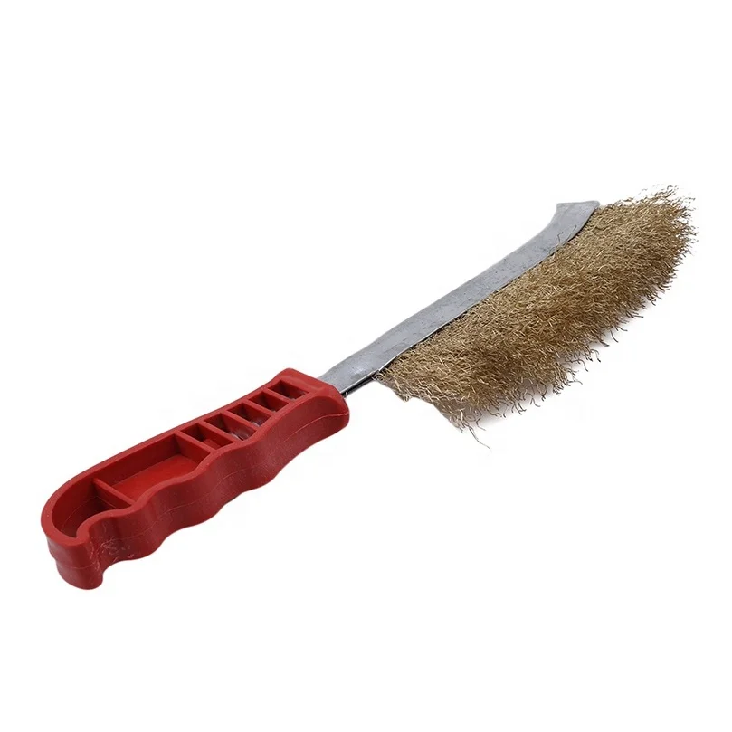 Ручная щетка для царапин щетки из латуни/нержавеющей стали чистки краски от