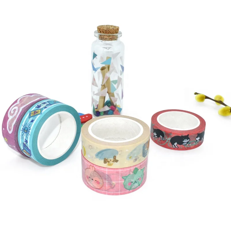 Custom Kawaii Design Decoration Masking Adhesive Washi paper