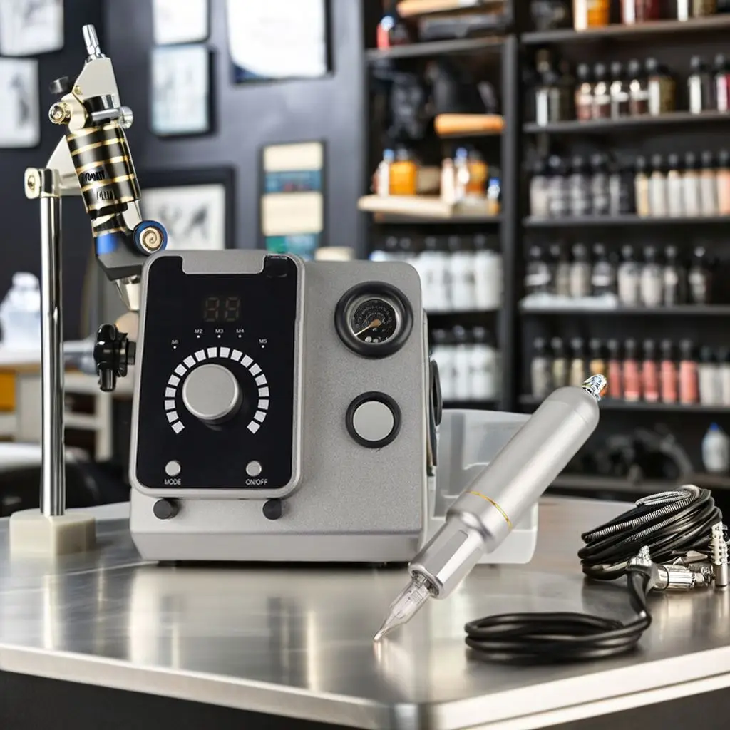 Digital Scalp Tattoo Micropigmentation Device Adjustable Powerful SMP Permanent Makeup Tattoo Machine Kit Tatoo Machine Tattoo