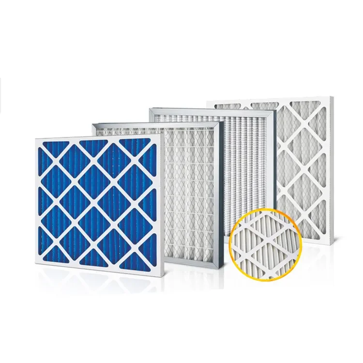 Фабрика AGF OEM/ODM 25x25 G4 MERV 8 картонная рама плиссированная печь HVAC Pre хлопок воздушный фильтр очиститель воздуха воздушные