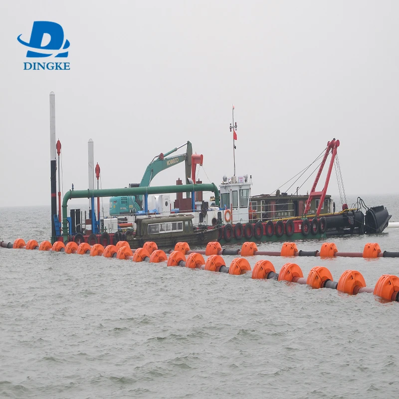 DINGKE Customized small hydraulic cutter suction sand dredger from Weifang