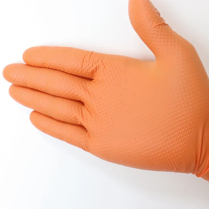 Durable and Latex-Free Diamond Texture Nitrile Gloves
