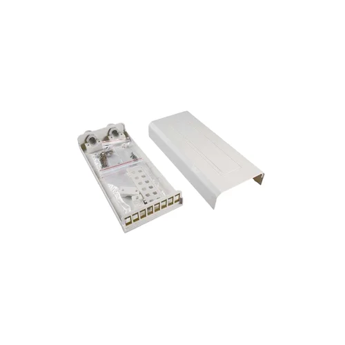 12 Port Mini ODF Wall Mount ST Fiber Patch Panel Fiber Termination Box Optical Terminal Box TJ01E12ST