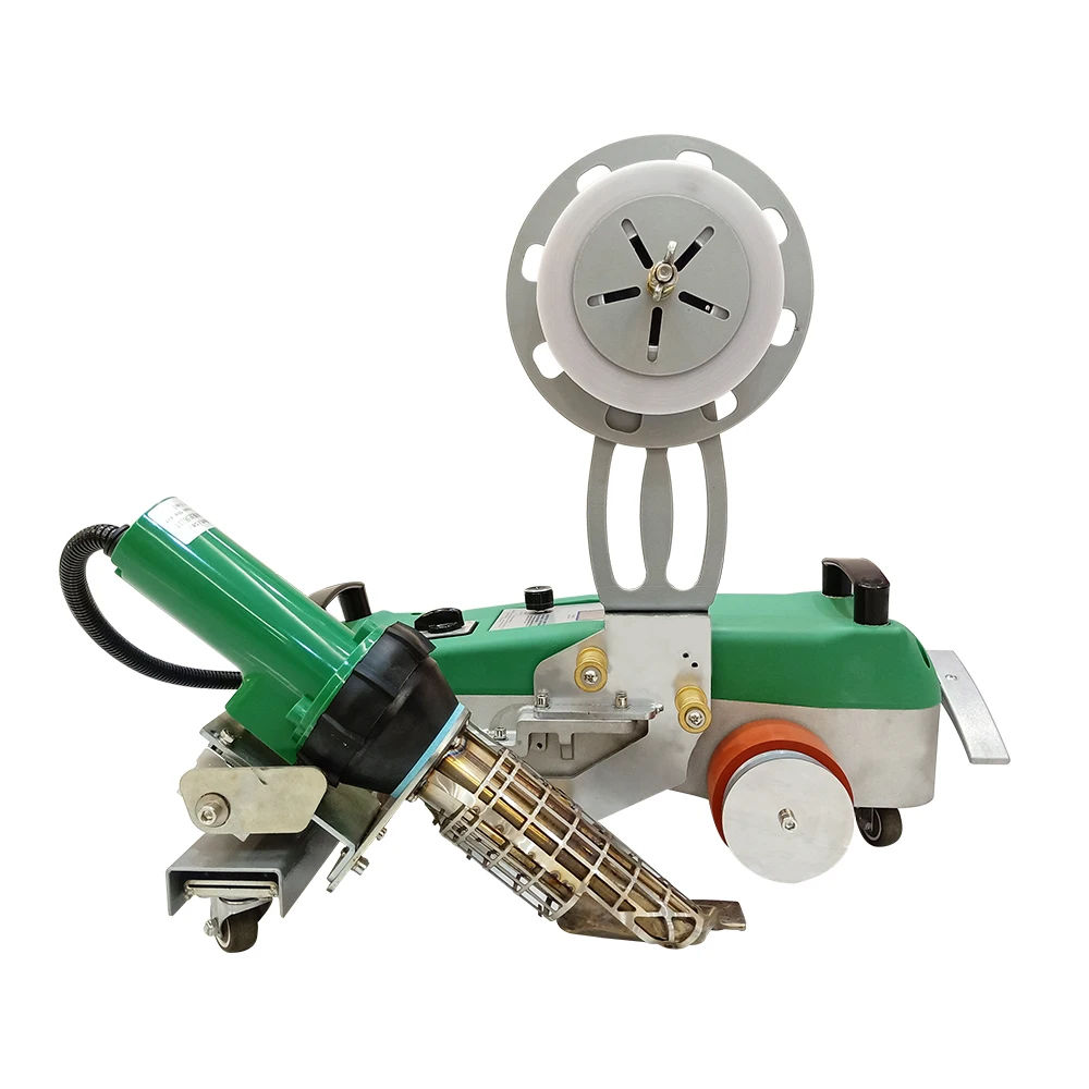 PVC Tarpaulin Tape Welding Machine UV backlit seamless Welder webbing Hot Air TPO PE  Welding Machine
