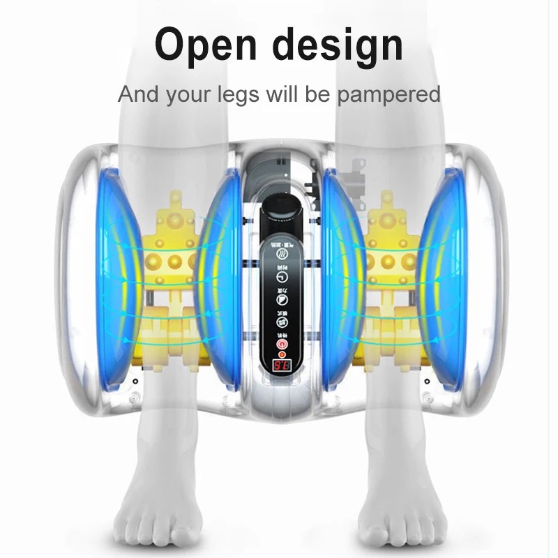 Feet Massager Electric Shiatsu Pressure Warm Multi-function Vibrate Foot roller Massage Machine