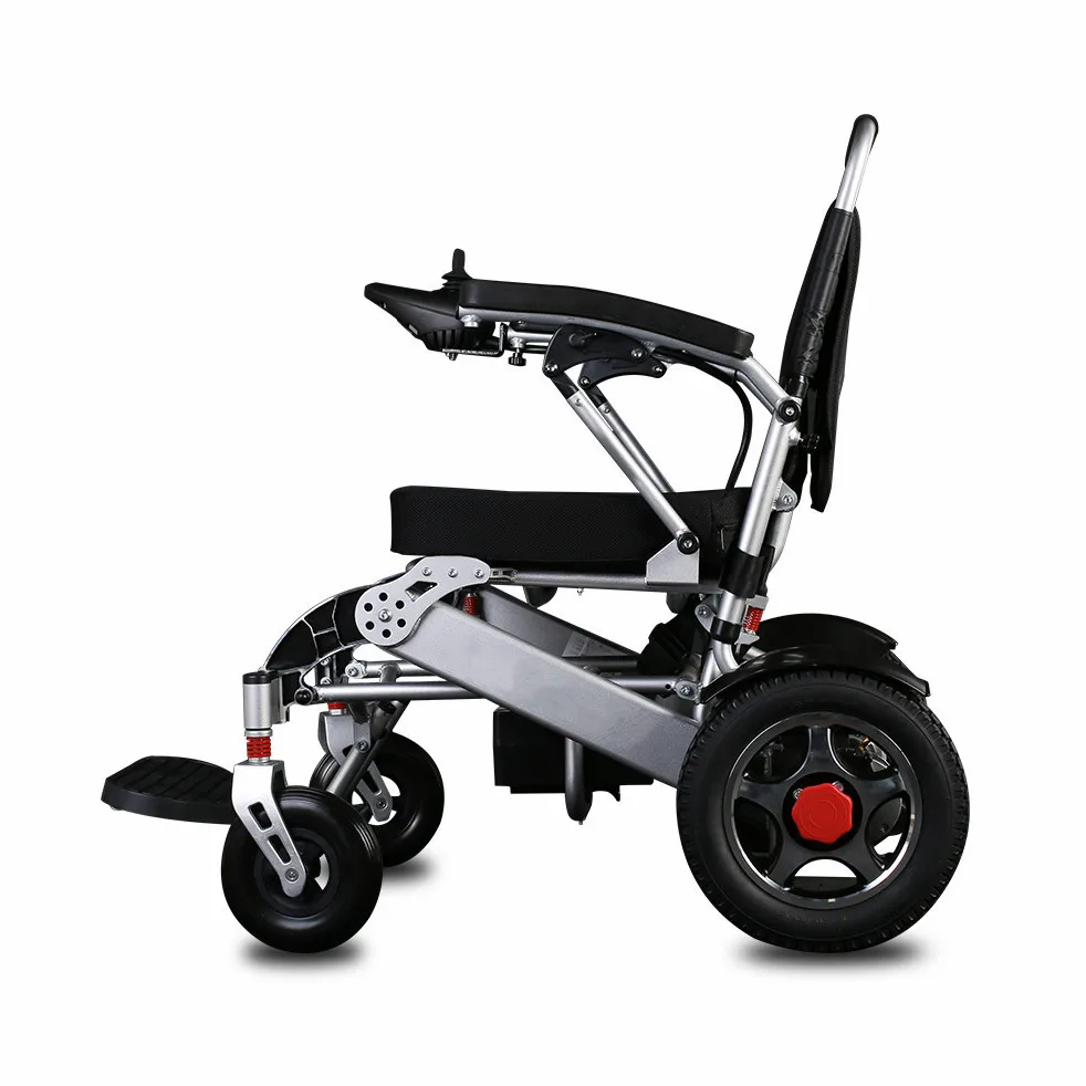 Lightweight handicapped scooters Manual Electric Power Wheelchair Foldable Electric Wheelchair for Disable
