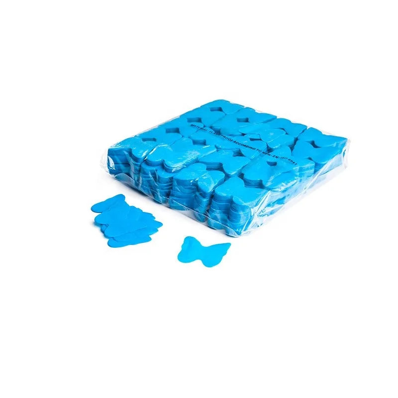 High Quality Gender Reveal Paper Tissue Butterfly Confetti for Party Night Club