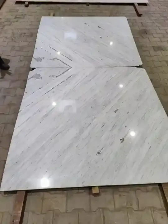 Polished and Scratch Resistant Italian Marble Slab for Versatile Building Material for Outdoor Patios Walkways & Home Interiors