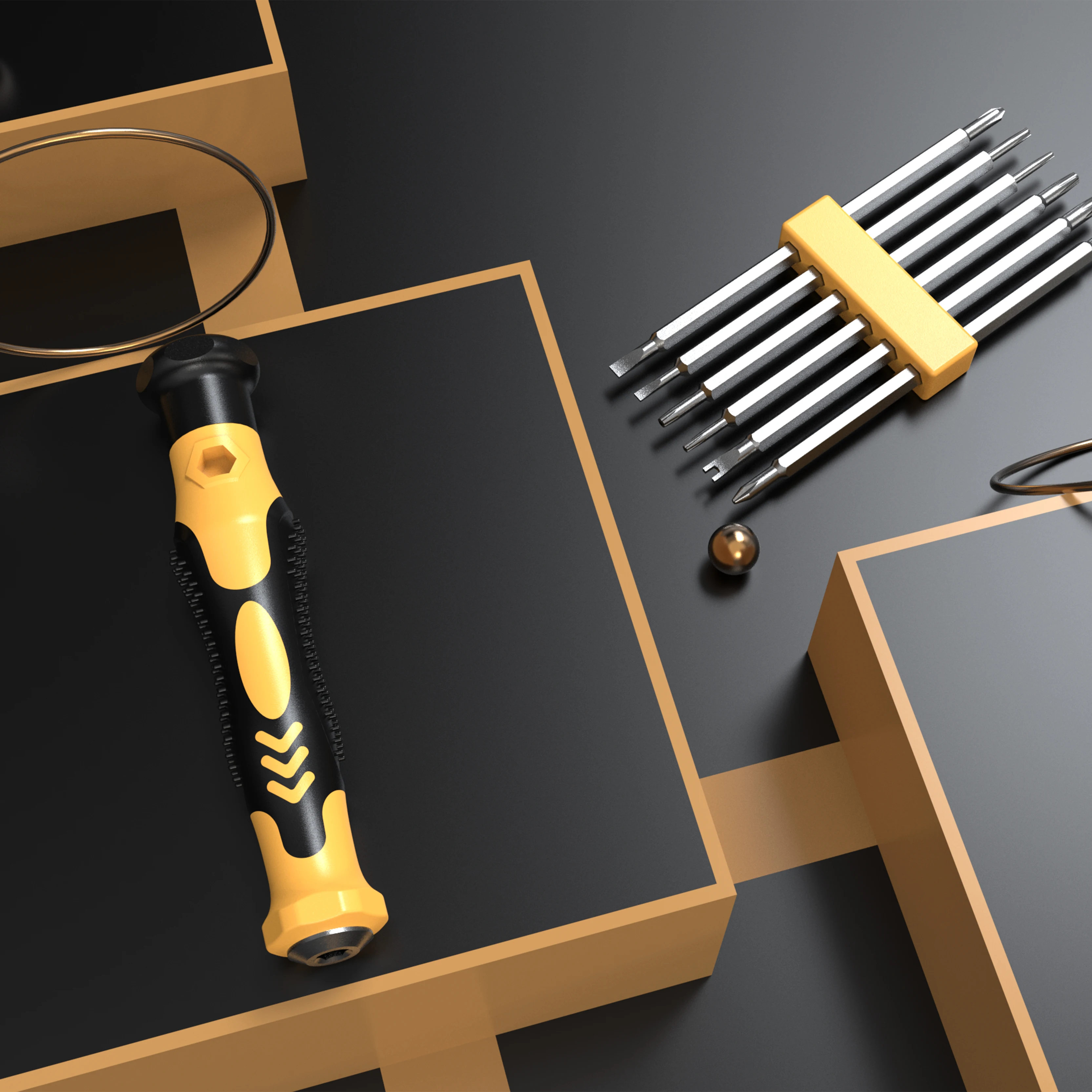 7 in 1 Precision Torque Screwdriver Set: Complete Toolkit for Accurate and Controlled Screwing Applications