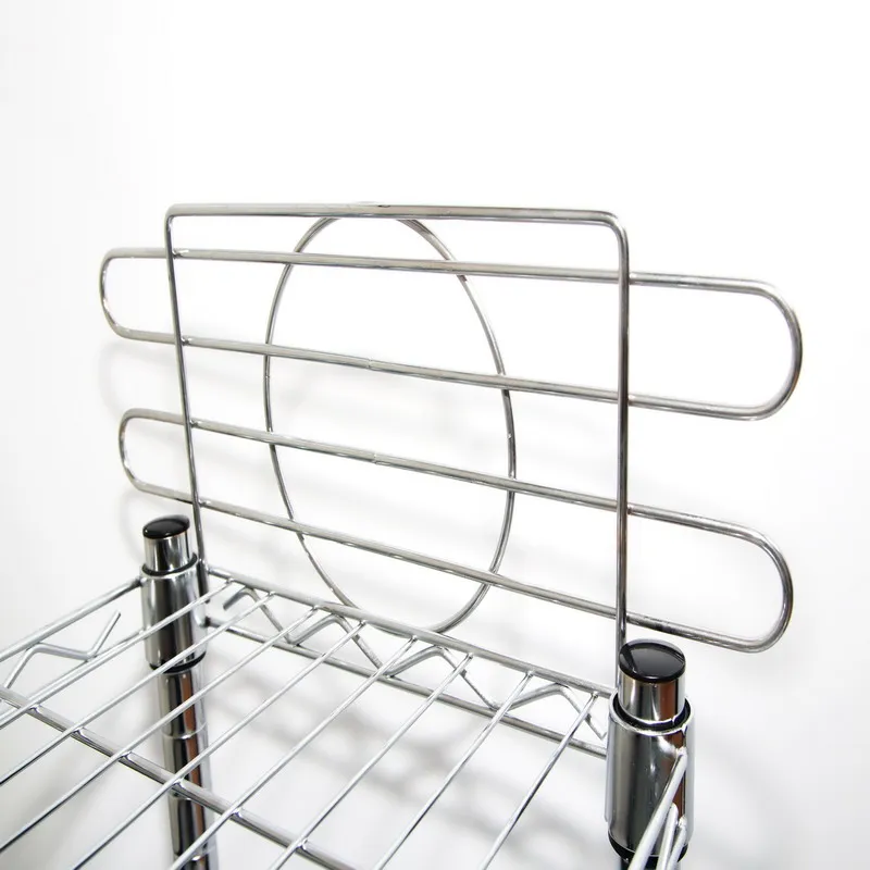 Chrome 35CM Stopper For Shelf For  Height Adjustable Rack Shelf 7 Tier