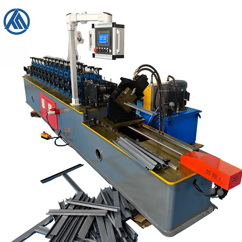 u keel production line c light steel keel roll forming machine double lines combined keel machine