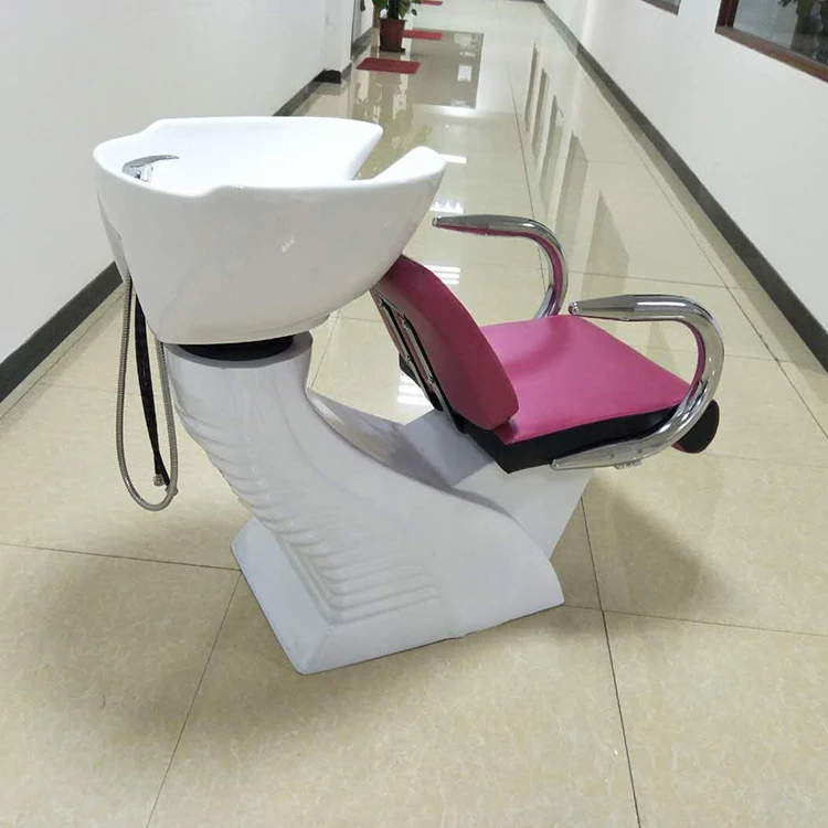 Розовое кресло для мытья волос Liguang beauty station шампуня кровать мебель
