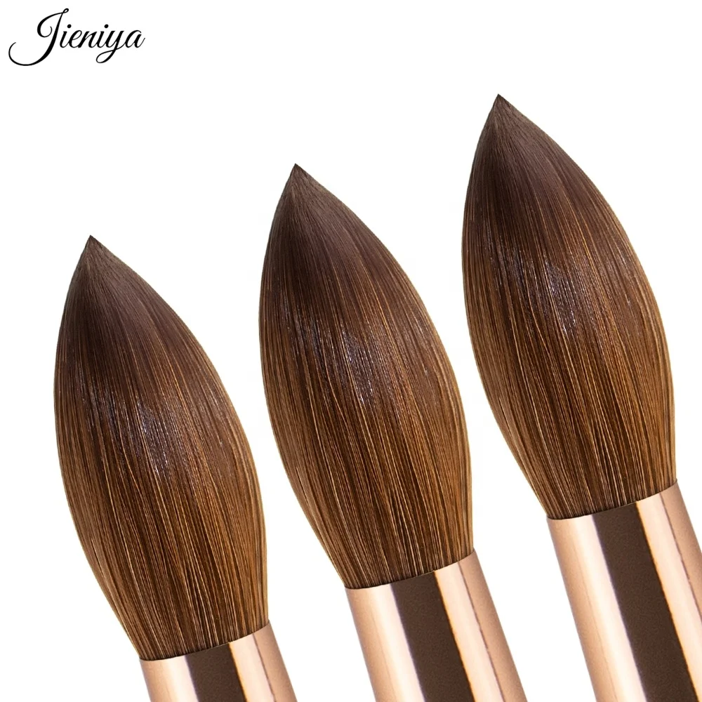  High Quality International Size 100% Kolinsky Sable Nail Brush Round Kolinsky Acrylic Nail Brush for Acrylic Nails Art