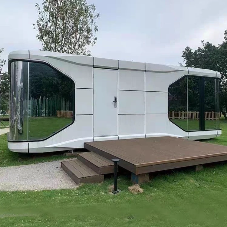 Fashional Designed 3 Storey Houses Ready To Live In Prefab Factory Direct Sell Spece Capsul House