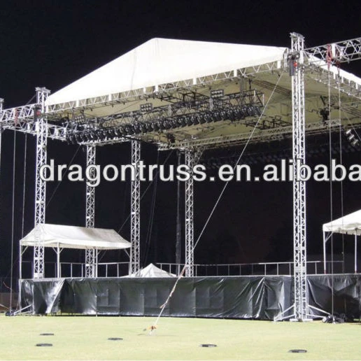 Dragonstage event party Outdoor Concert Stage Tent Truss aluminium roof and truss structure