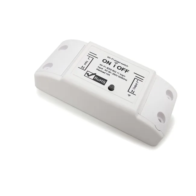 Wifi Switch Single Channel Wireless Remote Control electric for home appliances, compatible with Alexa DIY Your Home via phone