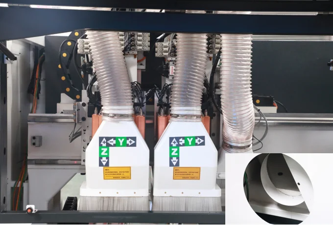 HUAHUA SKH680SAZ Easy Control Double Workable Six Drilling Heads Full Automatic 6 Sides Wood Boring Machine