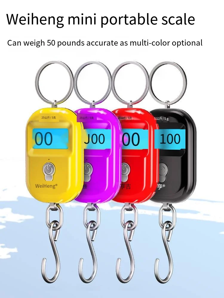 Mini LCD screen Hand Held Pocket Ocs durable Industrial Digital Colorful Weight Scales Portable Crane Electronic Hook Scale