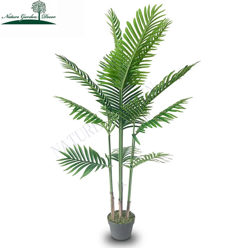 Wholesale Tall Landscaping Green Plants for Sale Tropical Areca Palm Artificial Tree