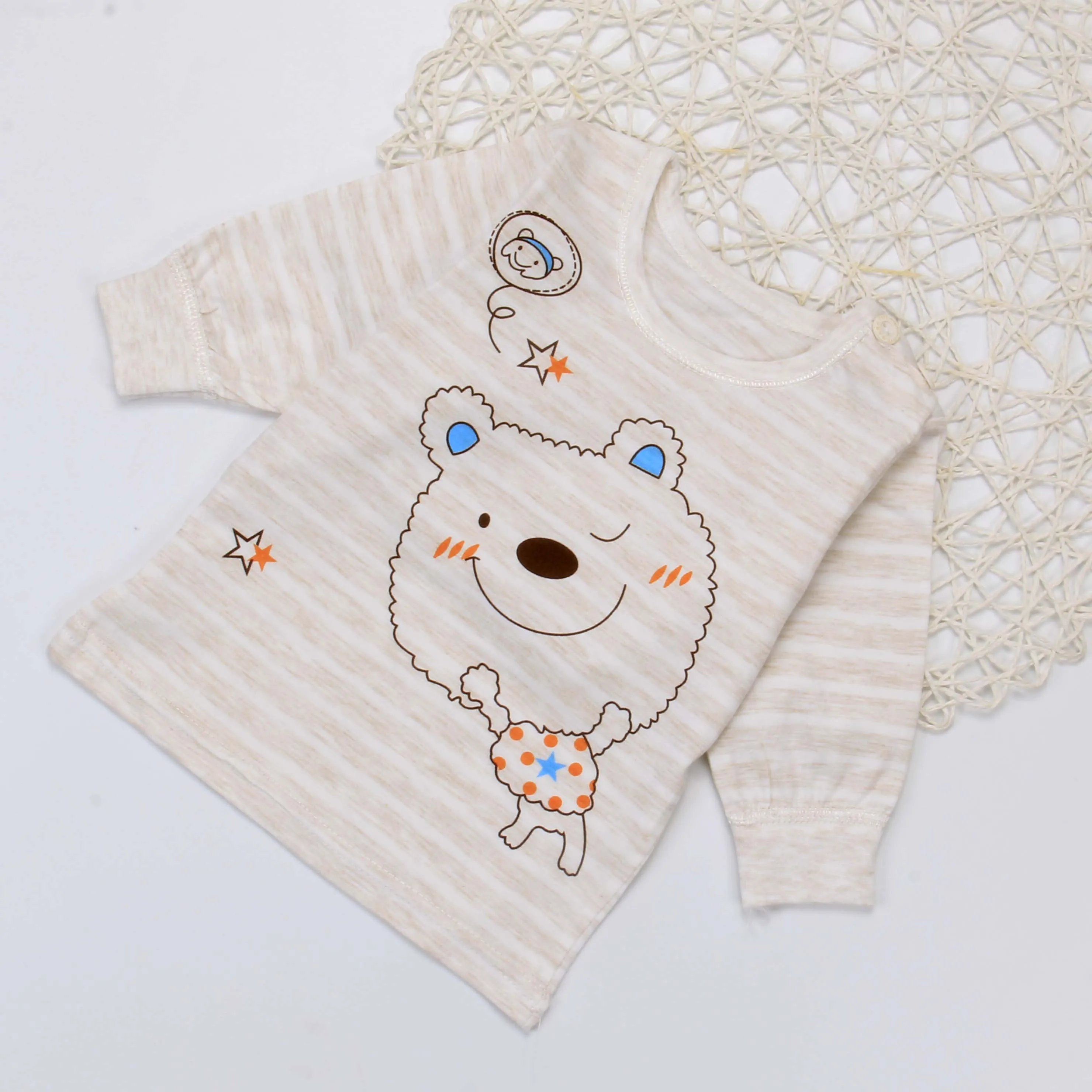 
baby clothes branded brands wholesale Baby pajamas in spring, summer and Autumn New design baby underwear 0-3 years old 