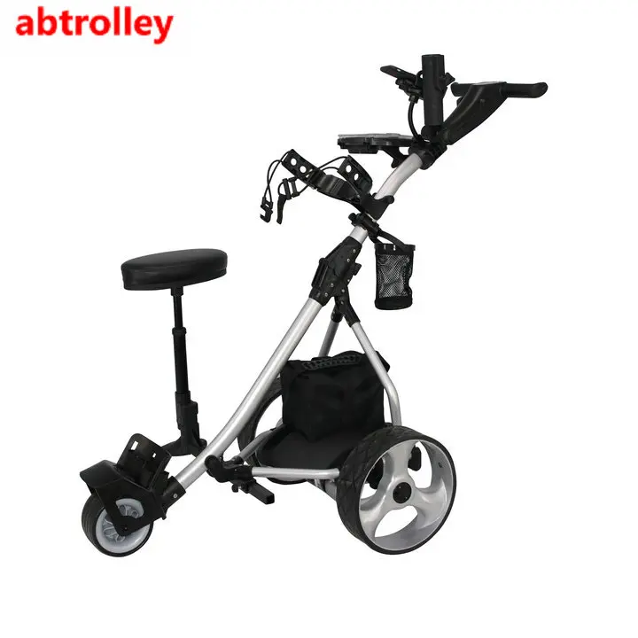 Factory Supply High Quality good looking remote control golf trolley New Design Follow Me Golf Trolley