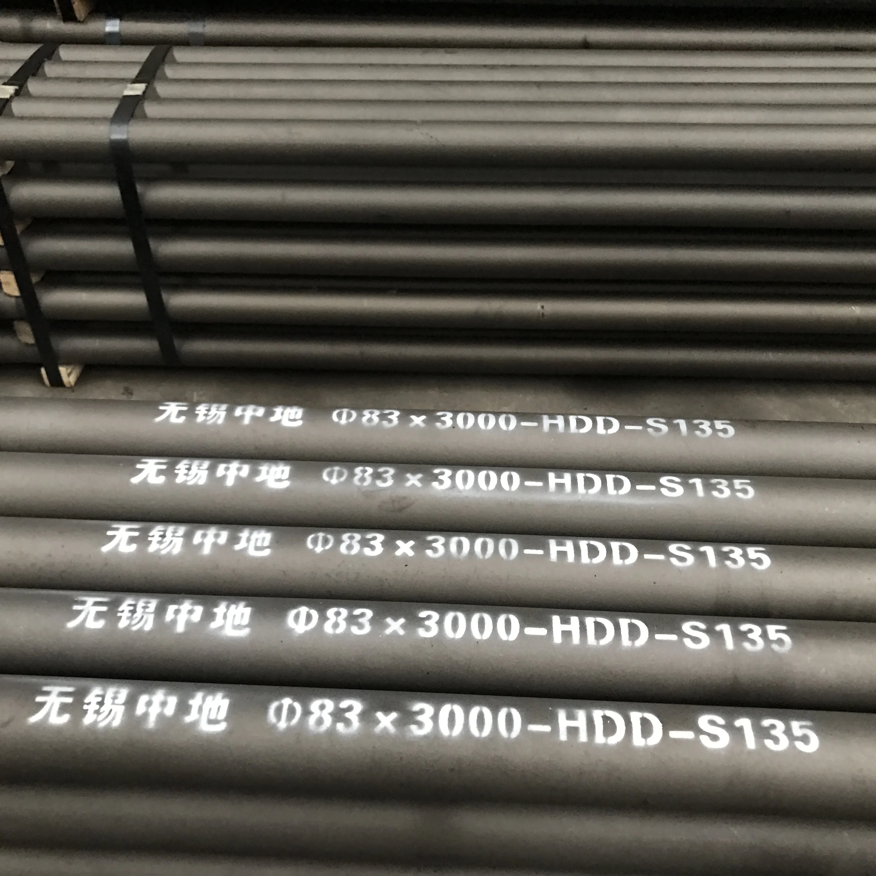 Geotec Wuxi CROWN drill pipe 2 7/8 5 1/2 inch 6m 3 1/2 inch fh drill pipe HDD machine drilling rod double horse
